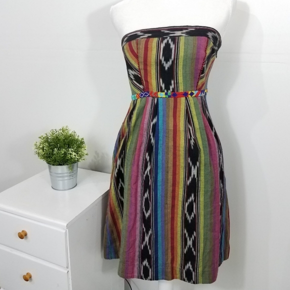 Anthropologie Dresses & Skirts - 🔥3/$15 Edme & Esyllte Beaded Ikat Pueblo Dress
